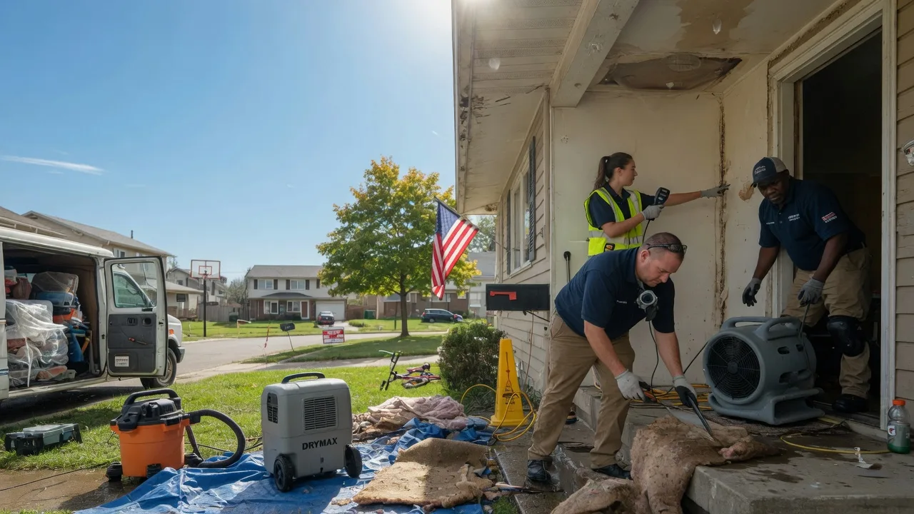 Water Damage Restoration in Columbus City, IA near me